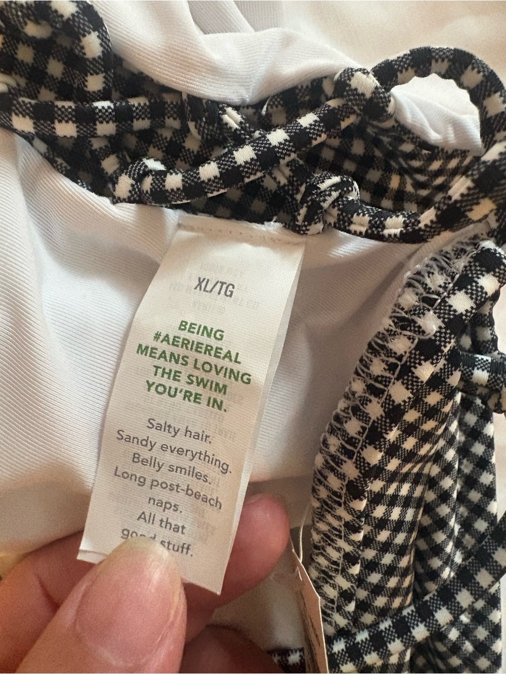 Aerie plunge gingham one piece - Picture 7 of 12